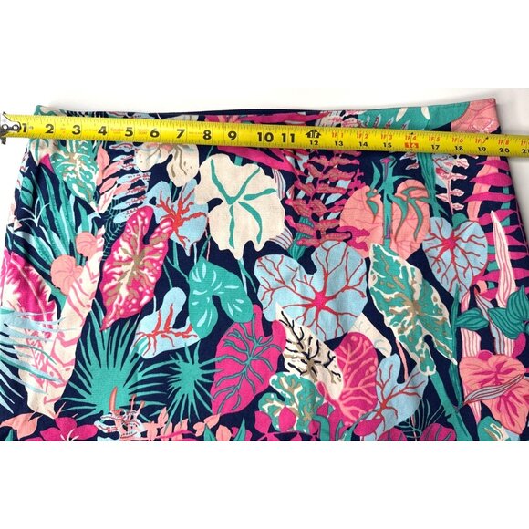 Talbots Womens Tropical Print Skort Cotton & Spandex Blend Size 18 - Picture 6 of 6
